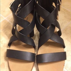 Black strapy sandals